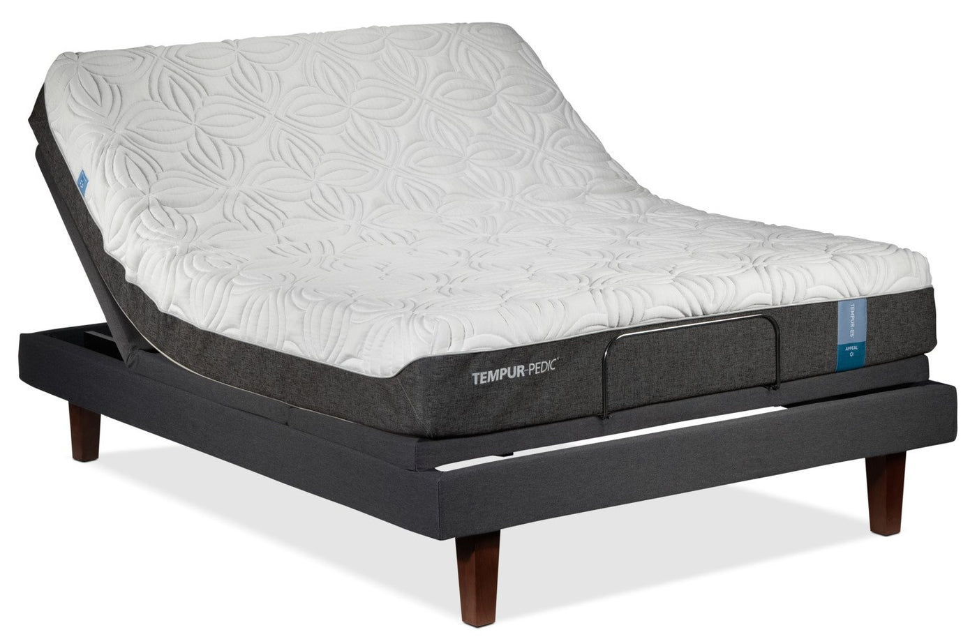 Tempur-Pedic Appeal 2.0 Cushion Firm Full Mattress and Complete Adjustable Base Set