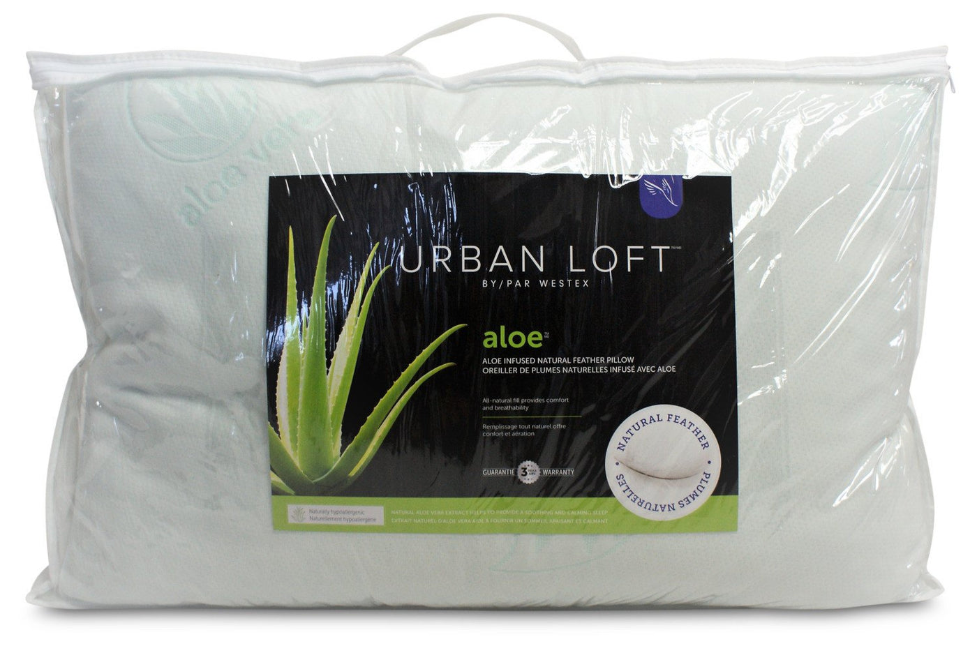 Westex Aloe Natural Queen Pillow