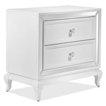 Arctic Ice Night Table - White
