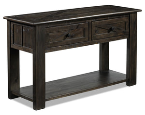 Gable Sofa Table - Weathered Charcoal