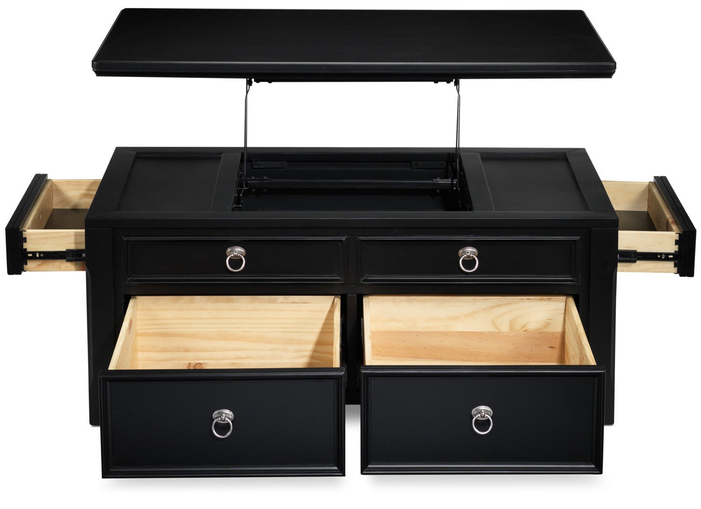 Turner Lift-Top Coffee Table - Black