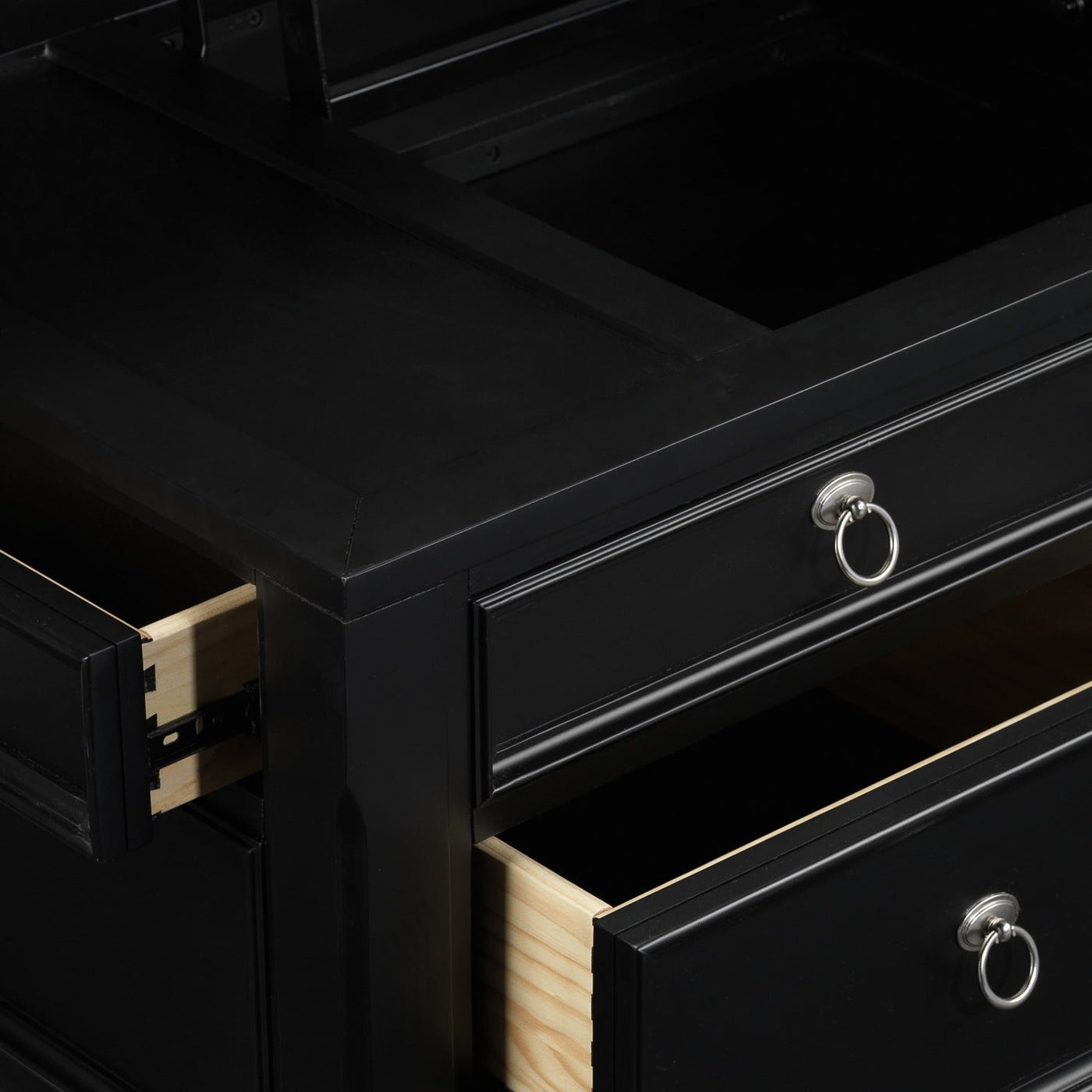 Turner Lift-Top Coffee Table - Black