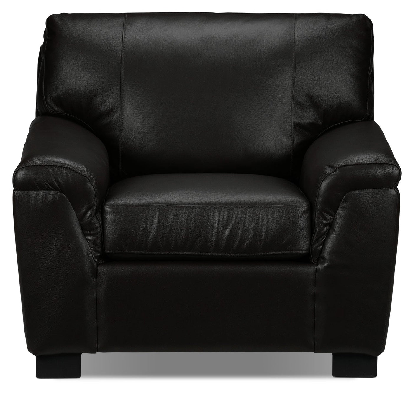 Reynolds Leather Chair - Coffee