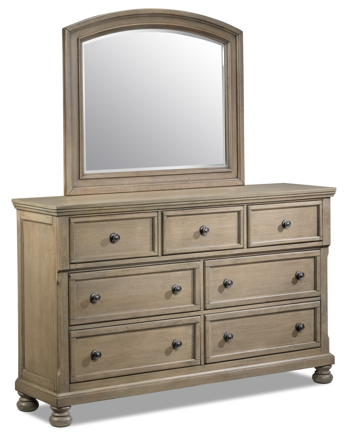 Windchester 6-Piece King Storage Bedroom Set - Grey
