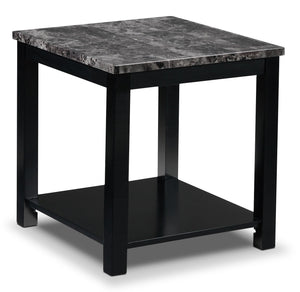 Selena End Table - Black