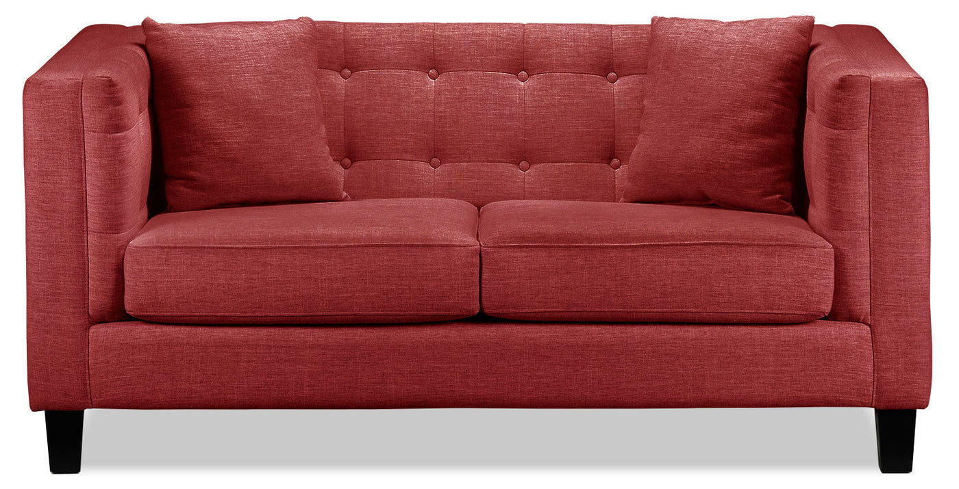 Astin Loveseat - Red