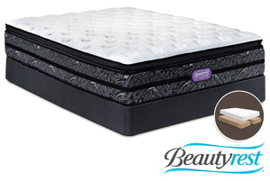 Simmons Beautyrest Ultra Garrett Cushion Firm King Mattress and Split Boxspring Set