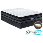 Simmons Beautyrest Ultra Garrett Cushion Firm Queen Mattress and Split Boxspring Set