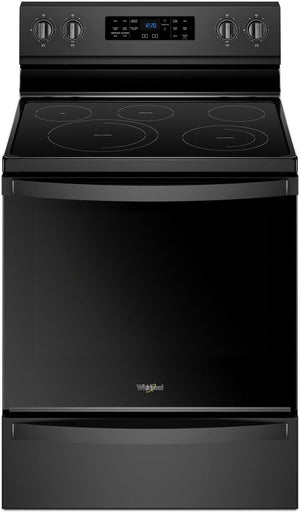 Whirlpool Black Freestanding Electric Convection Range (6.4 Cu. Ft.) - YWFE775H0HB