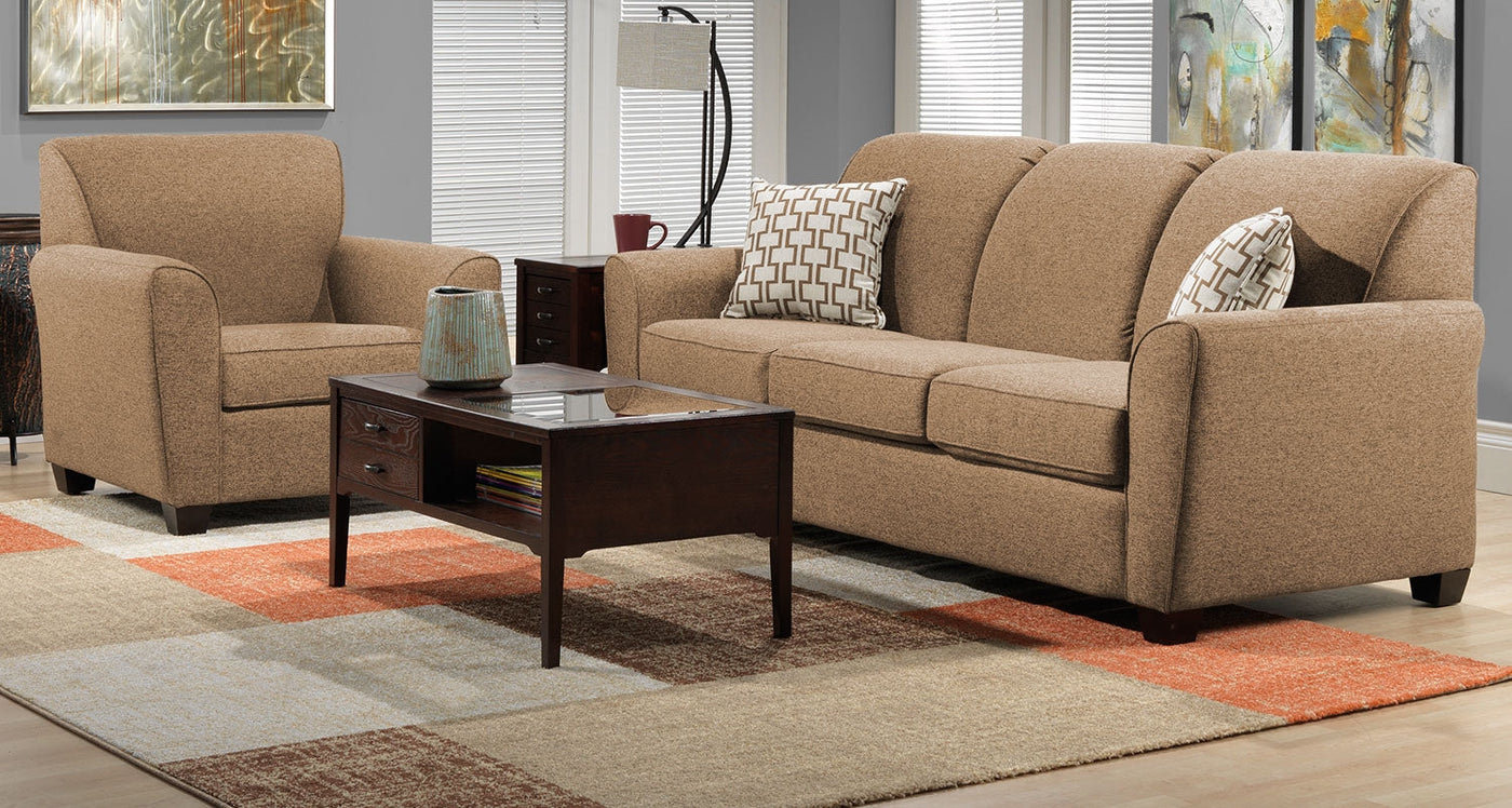 Ashby 2 Pc. Living Room Package w/ Chair - Sand