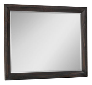 Camelot Mirror - Weathered Dark Brown