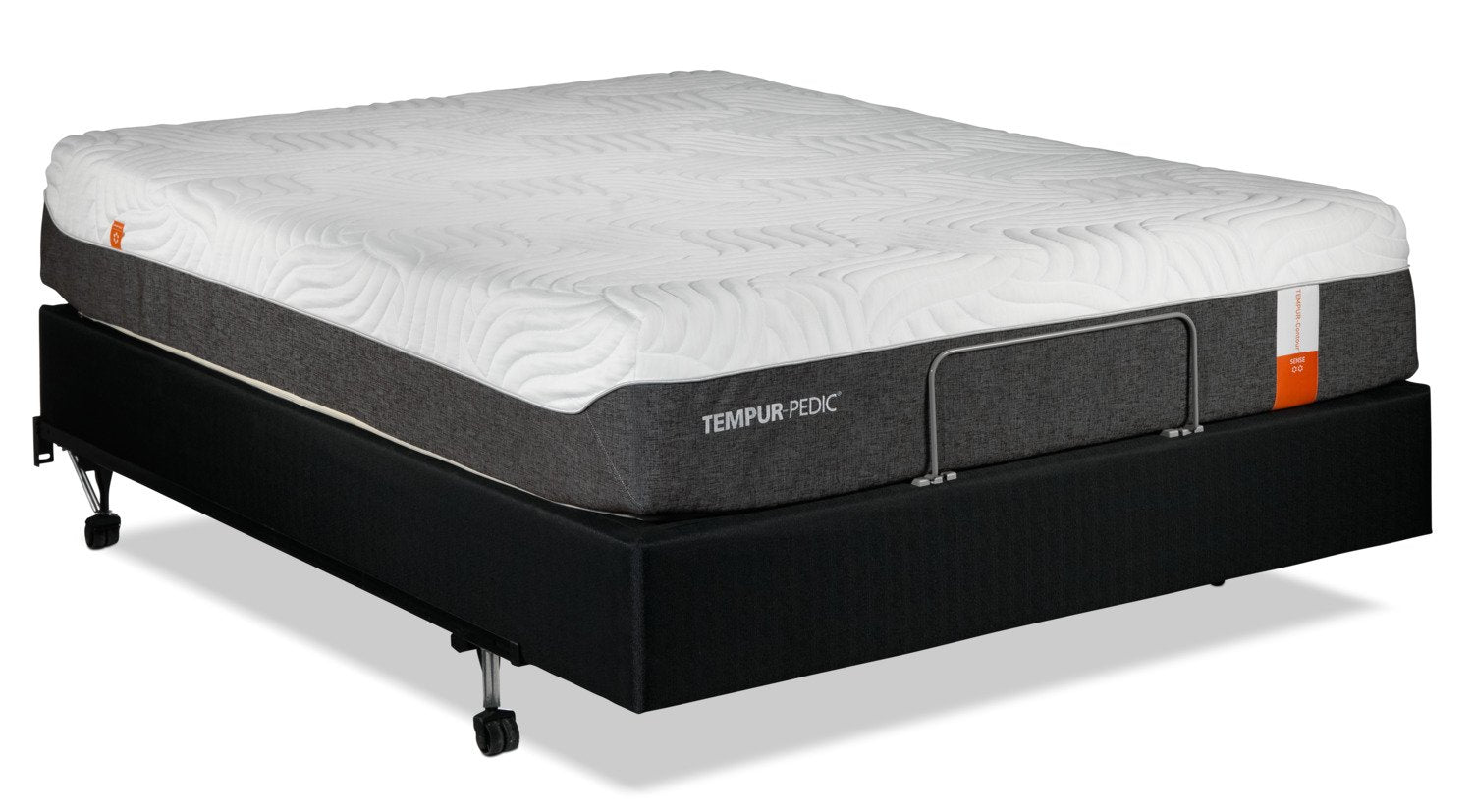 Tempur-Pedic Sense 2.0 Firm Queen Mattress and Adjustable Head-Up Base Set