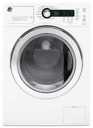 GE White Front-Load Washer (2.6 Cu. Ft. IEC) - WCVH4800KWW