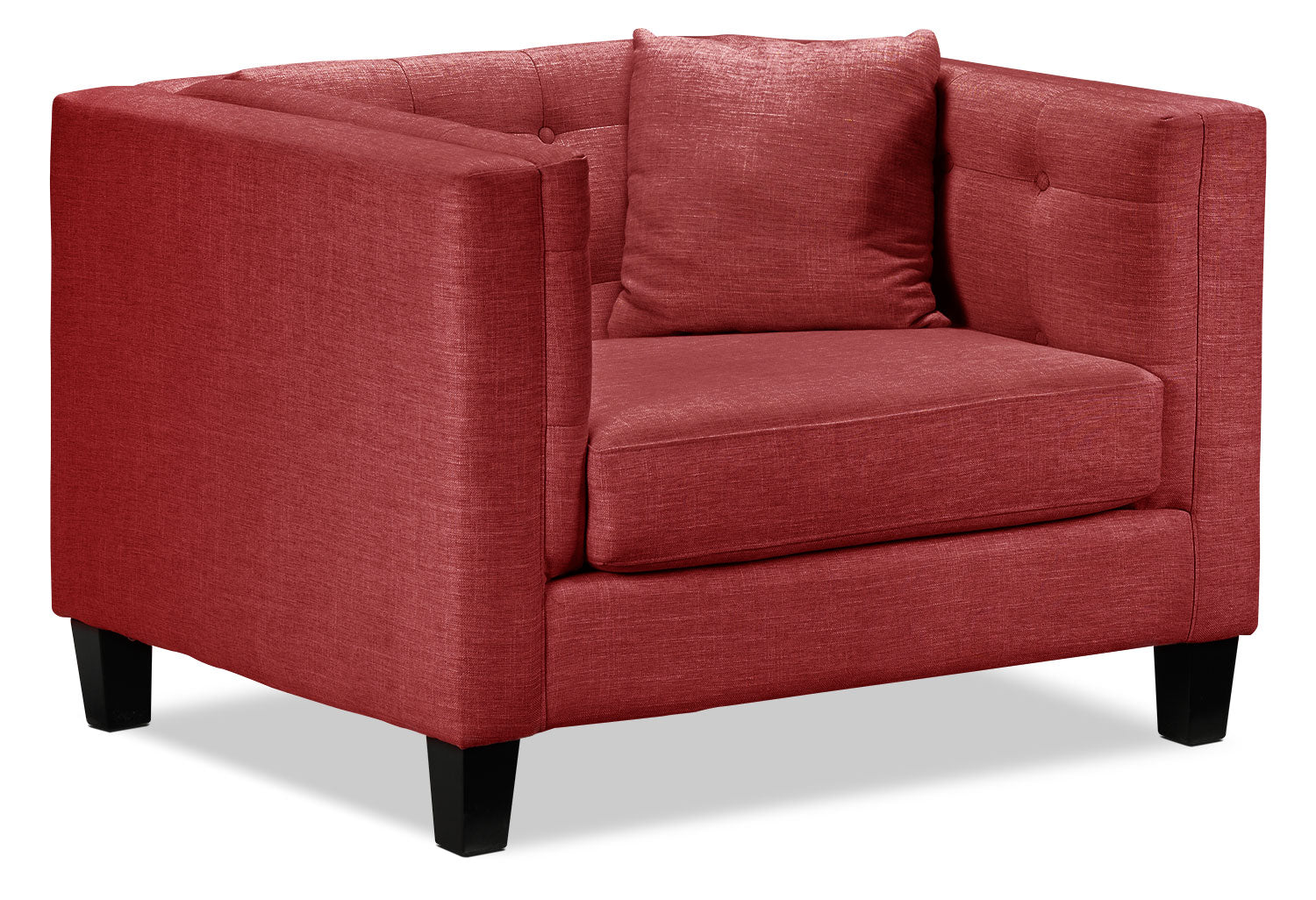 Astin Sofa and Chair and a Half Set - Red