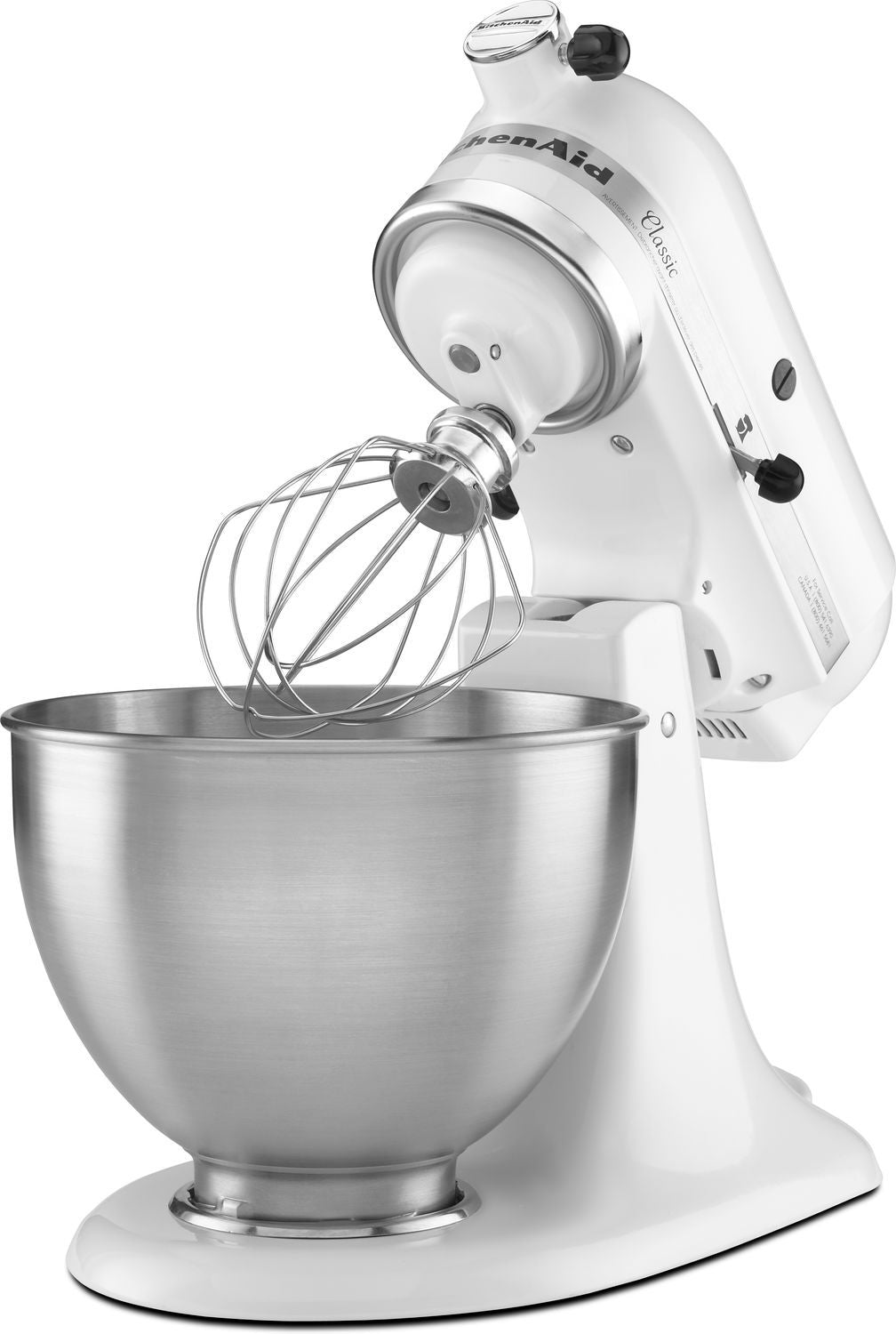 KitchenAid White Classic Series 4.5-Quart Stand Mixer - K45SSWH
