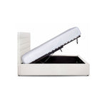 Kalasin Storage Platform Full Bed - Cream