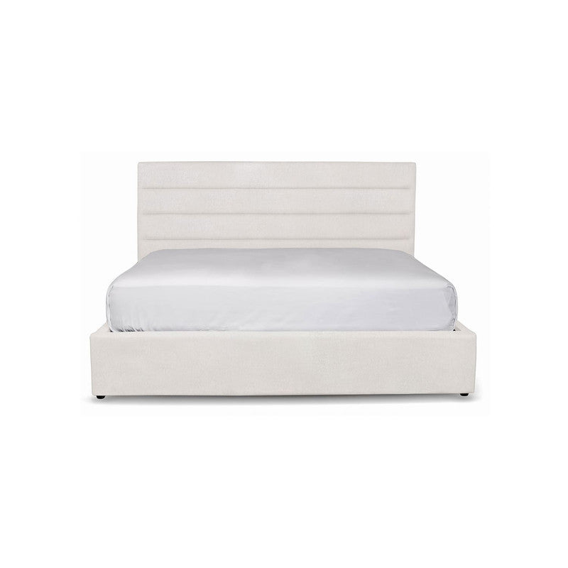 Kalasin Storage Platform Full Bed - Cream