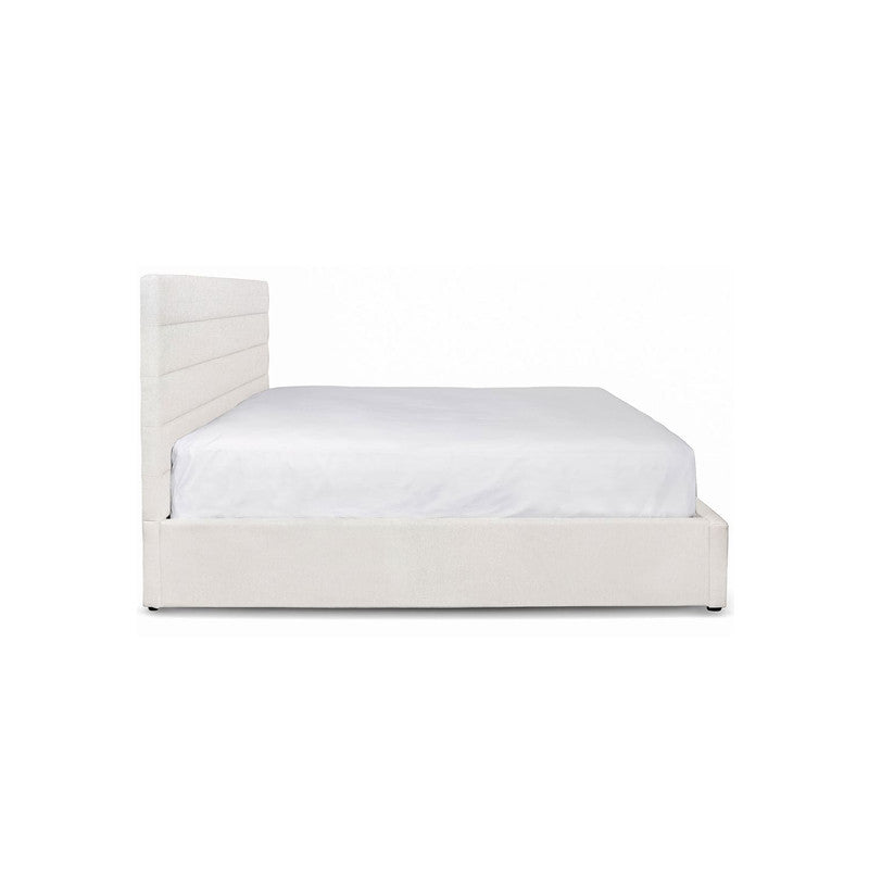 Kalasin Storage Platform King Bed - Cream
