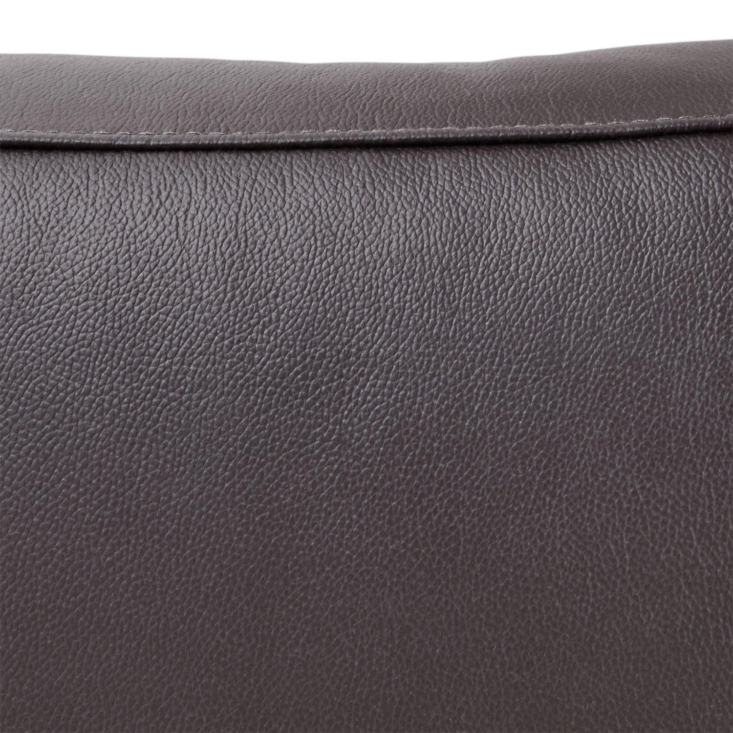Kylie Leather Loveseat - Coffee