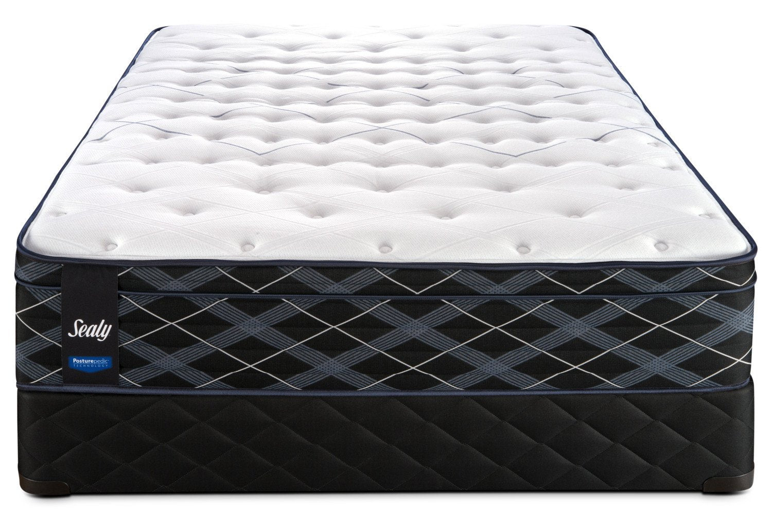 Sealy 5K Hybrid Firm King Mattress and Split Low-Profile Boxspring Set
