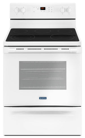Maytag White Freestanding Electric Range (5.3 Cu. Ft.) - YMER6600FW