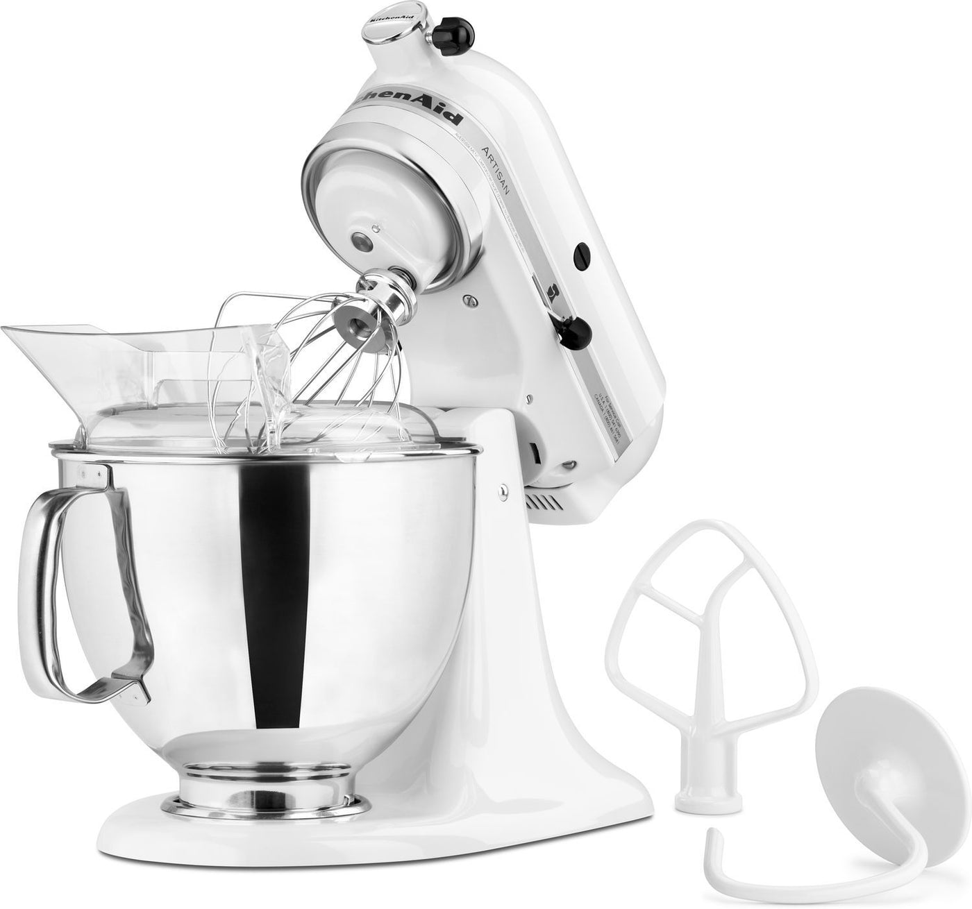 KitchenAid White 5-Quart Tilt-Head Stand Mixer - KSM150PSWH