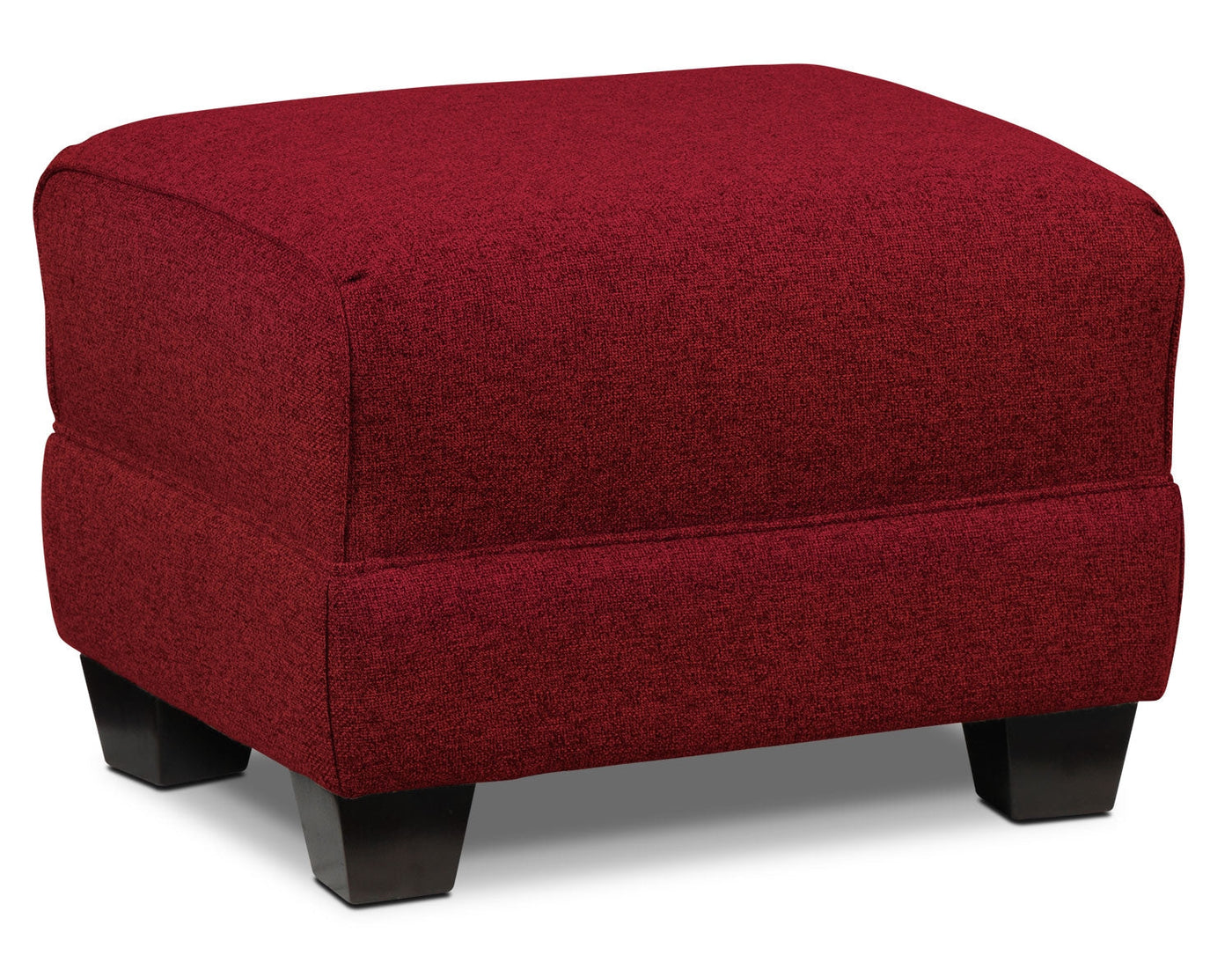 Ashby Ottoman - Red
