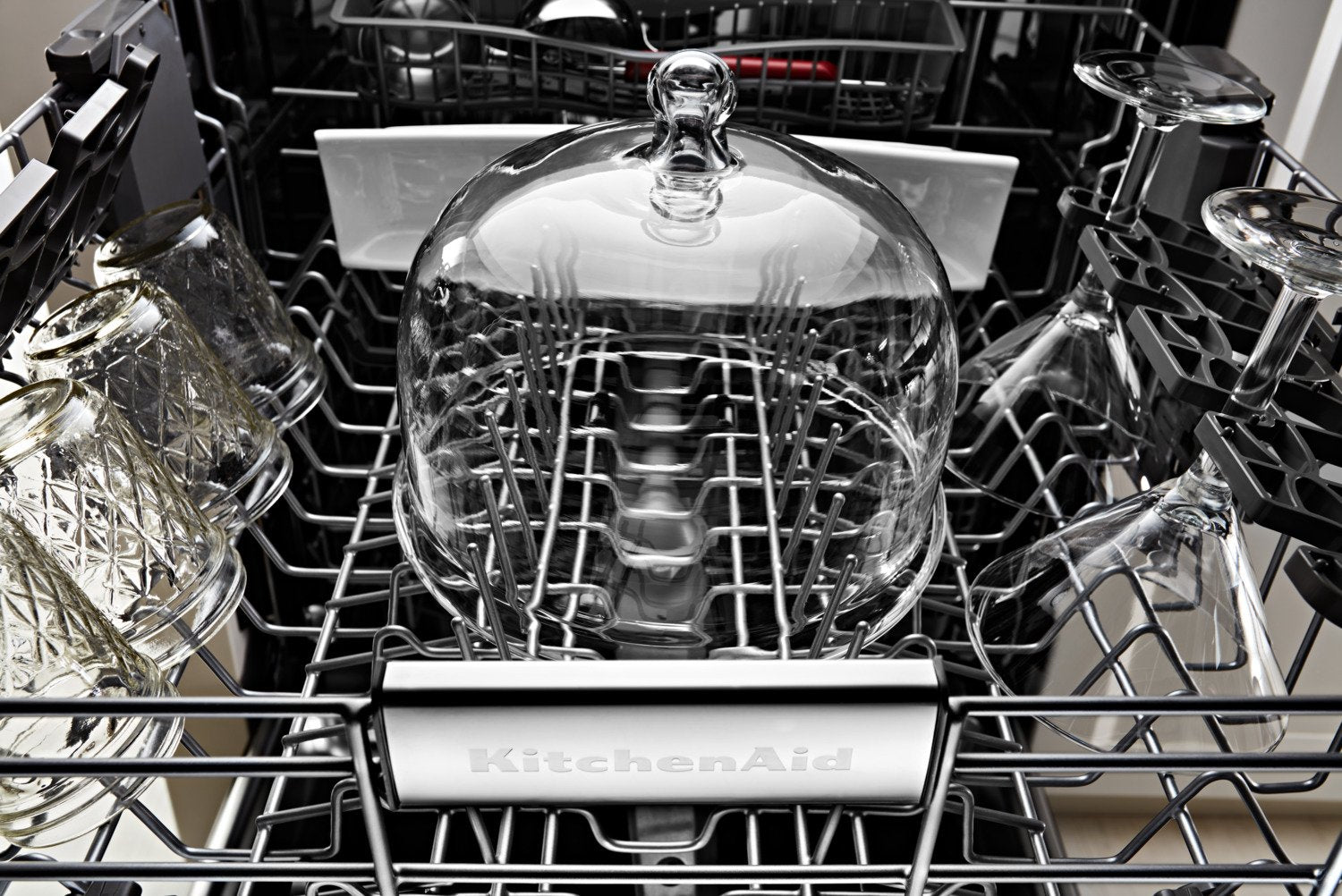 KitchenAid Black Stainless Steel 24" Dishwasher - KDPE234GBS