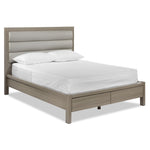 Bay Hill 3-Piece Queen Storage Bed - Grey
