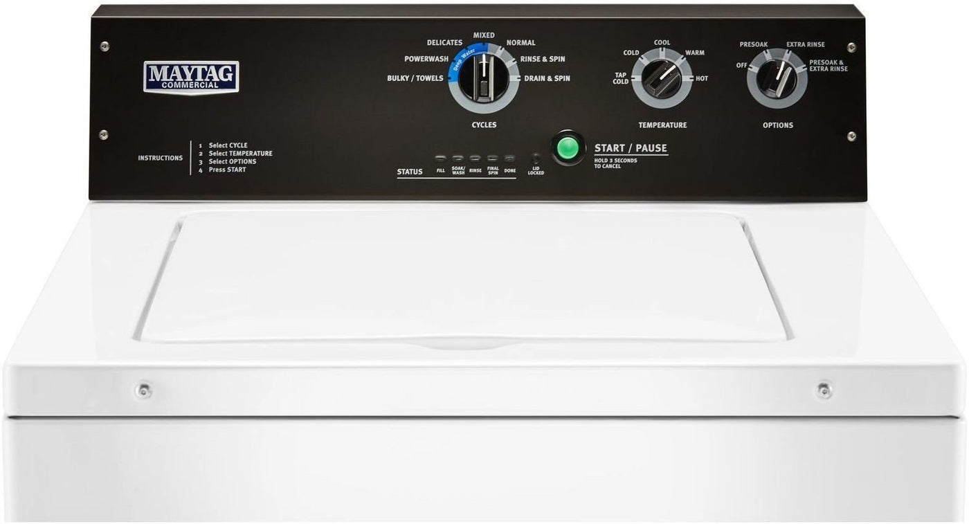 Maytag White Top-Load Washer (4.0 Cu. Ft. IEC) - MVWP575GW