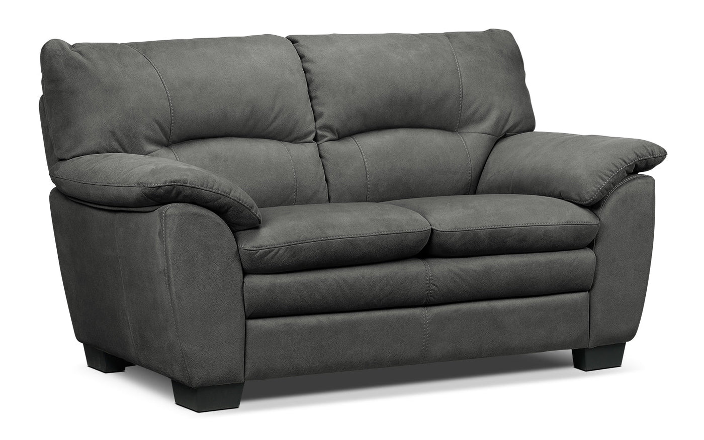 Kelleher Sofa and Loveseat - Charcoal