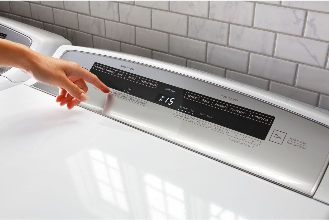 Whirlpool White Gas Dryer (7.4 Cu. Ft.) - WGD7500GW