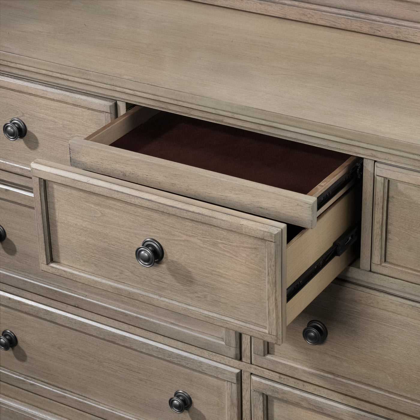 Windchester 6-Piece Queen Storage Bedroom Set - Grey