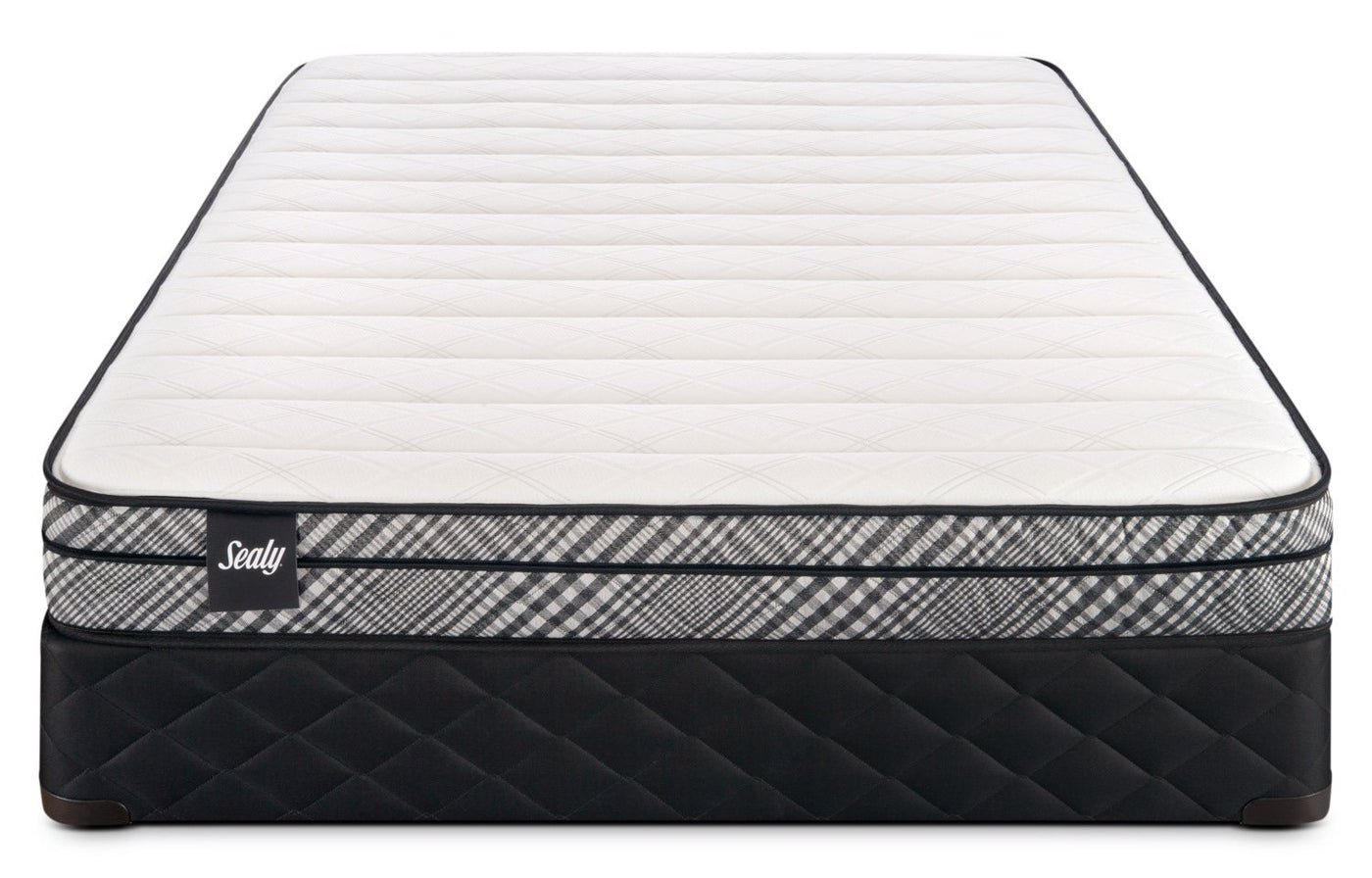 Sealy Imagine II Firm Queen Mattress and Low-Profile Boxspring Set