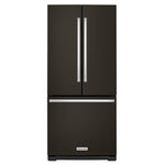 KitchenAid Black Stainless Steel French Door Refrigerator (19.68 Cu. Ft.) - KRFF300EBS