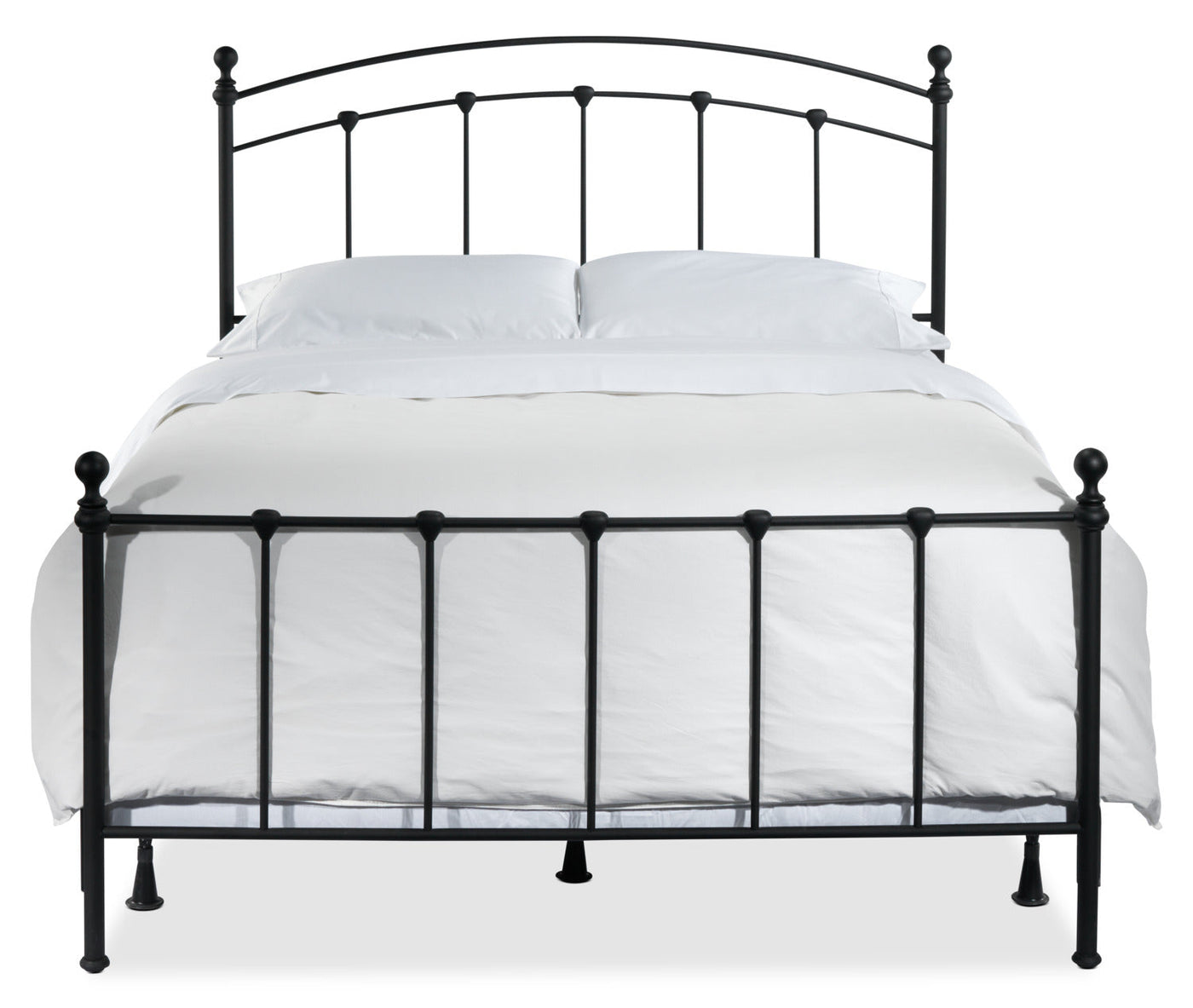 Sanford 3-Piece Full Bed - Matte Black