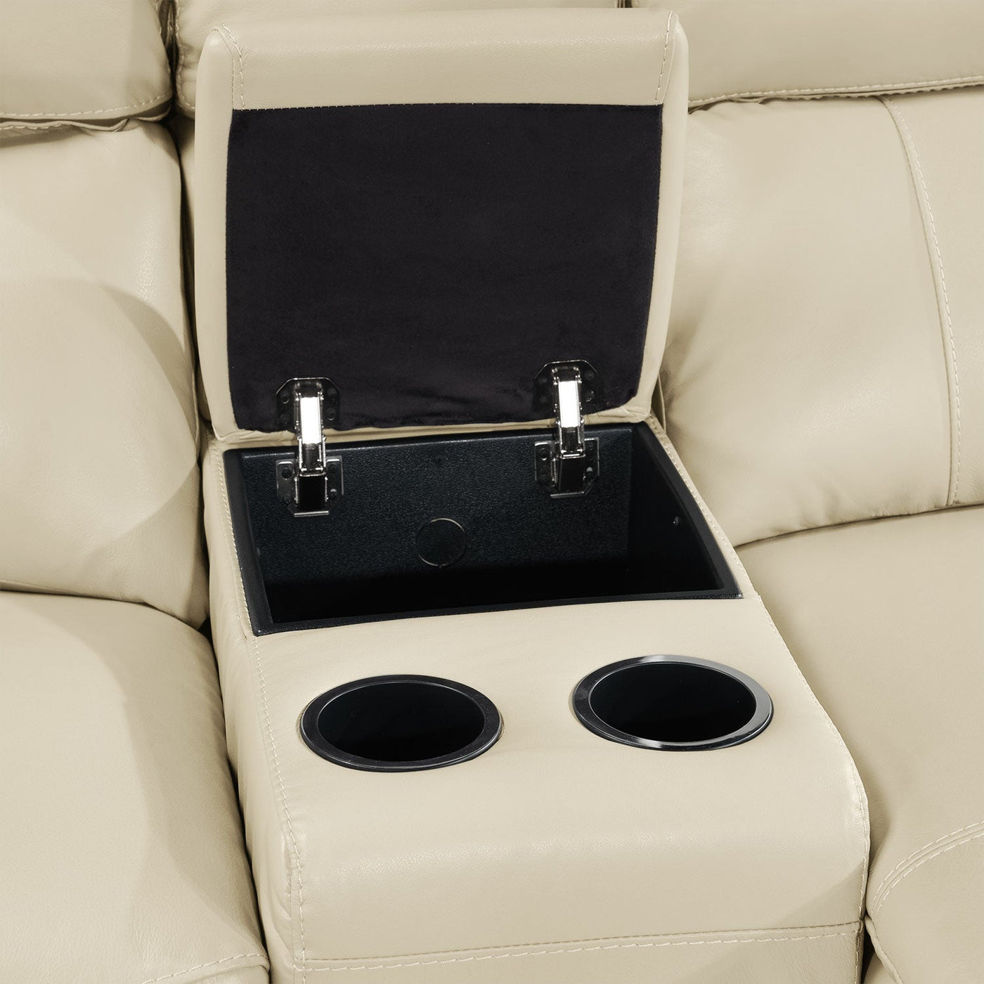 Holton 5-Piece Leather Sectional with Right-Facing Chaise - Pebble