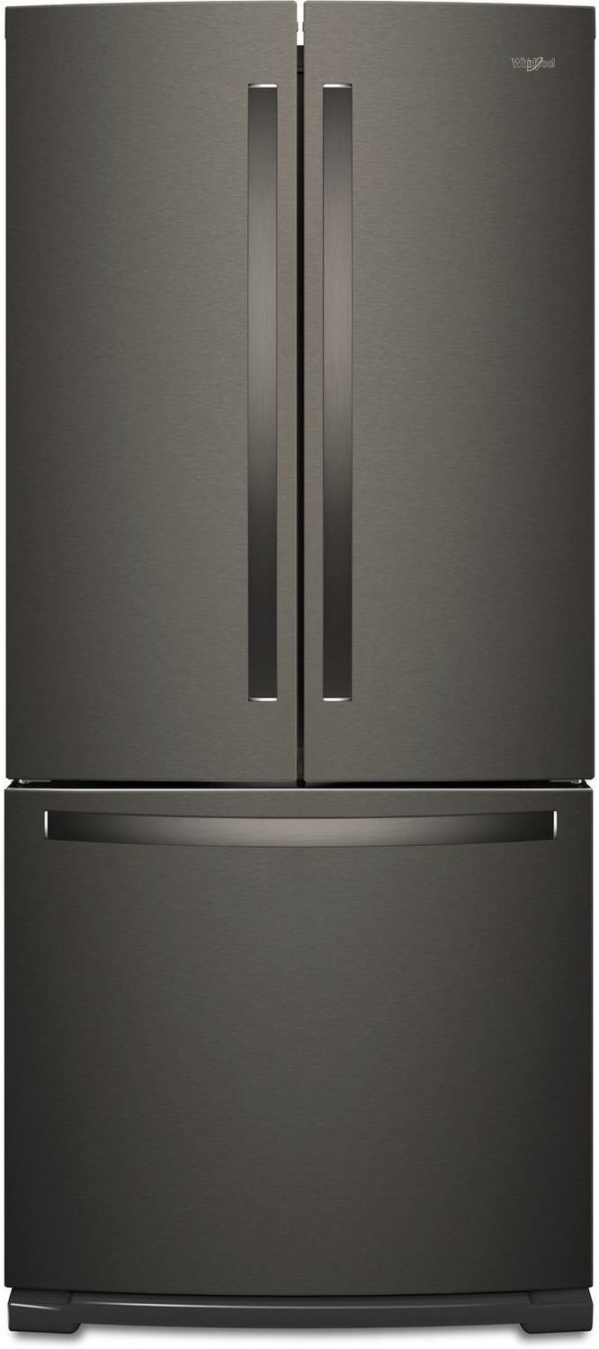 Whirlpool Black Stainless Steel French Door Refrigerator (20 Cu. Ft.) - WRF560SMHV