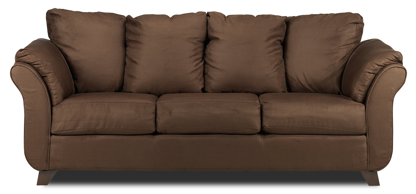 Collier 3 Pc. Living Room Package - Chocolate