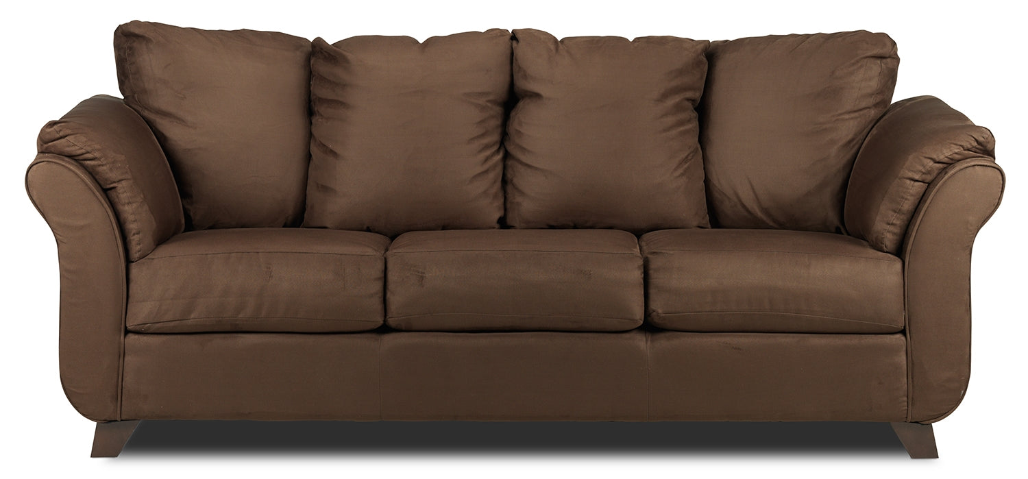 Collier 3 Pc. Living Room Package - Chocolate
