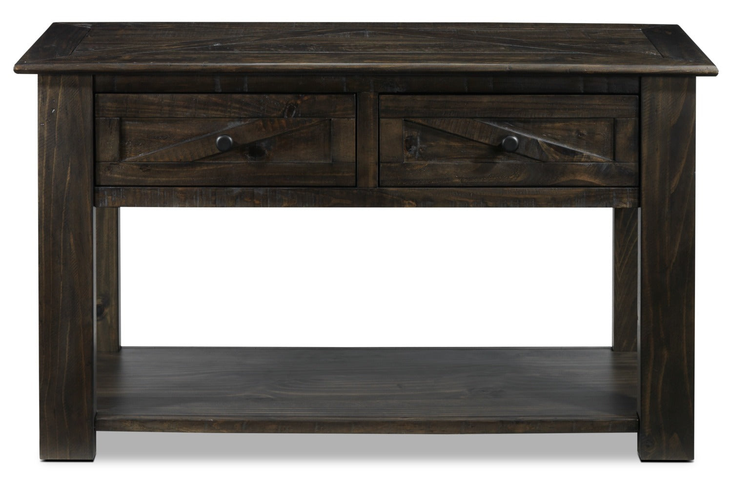 Gable Sofa Table - Weathered Charcoal