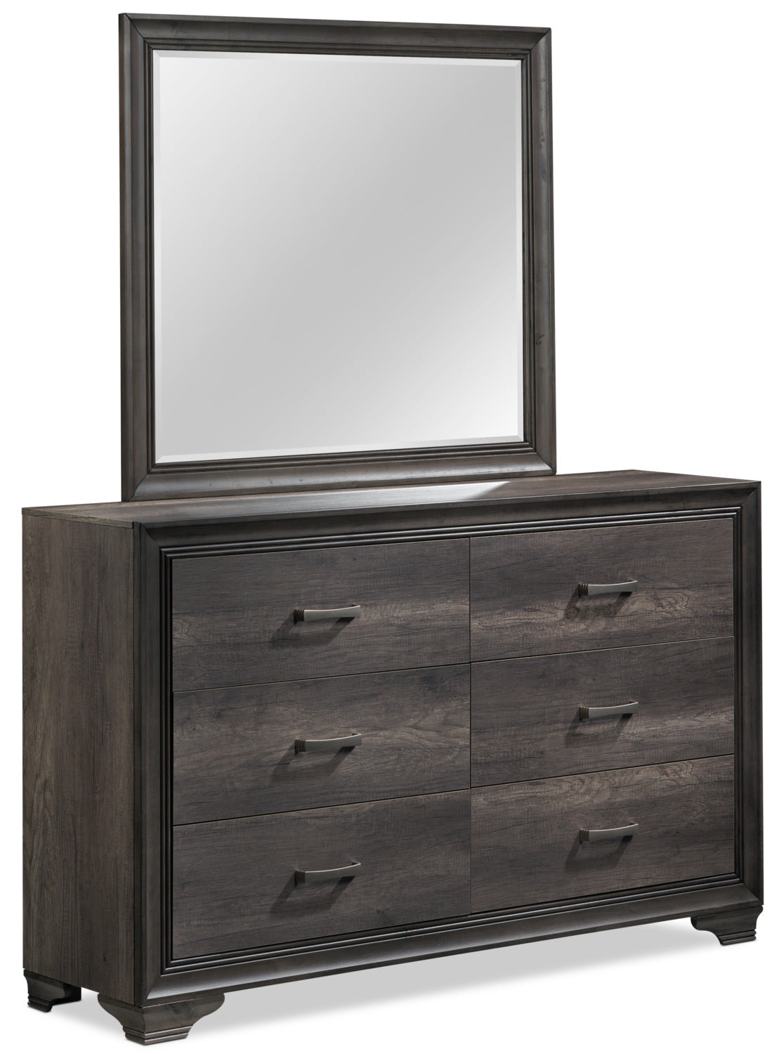 Sophie 6 Drawer Dresser - Weathered Grey