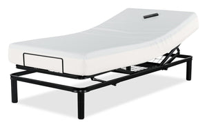 Primo Fleet-Z Plush Queen Mattress and Adjustable Base Set