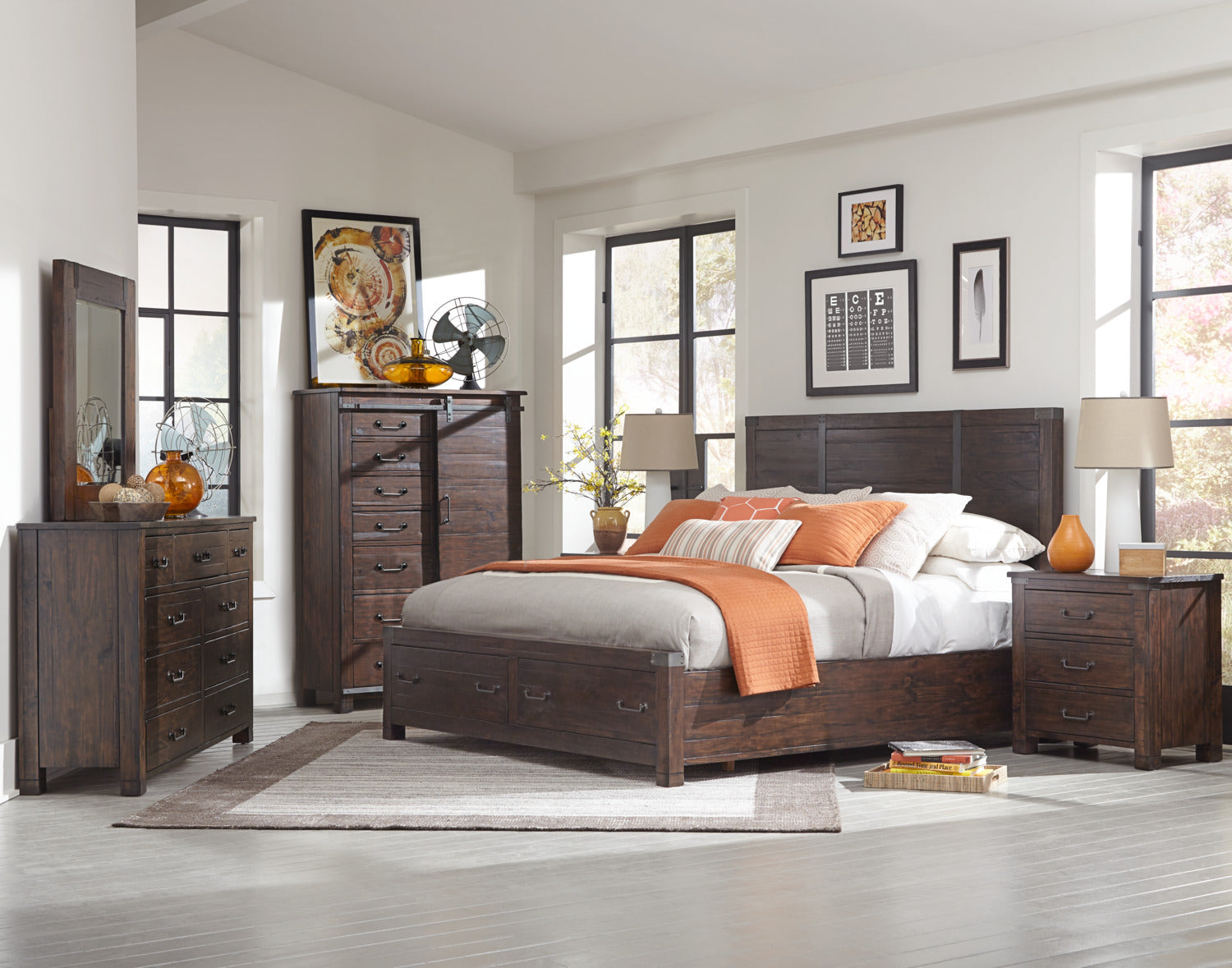 Pine Hill Mirror - Rustic Pine