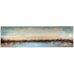 Lazy Lake Canvas Painting (71" X 20")