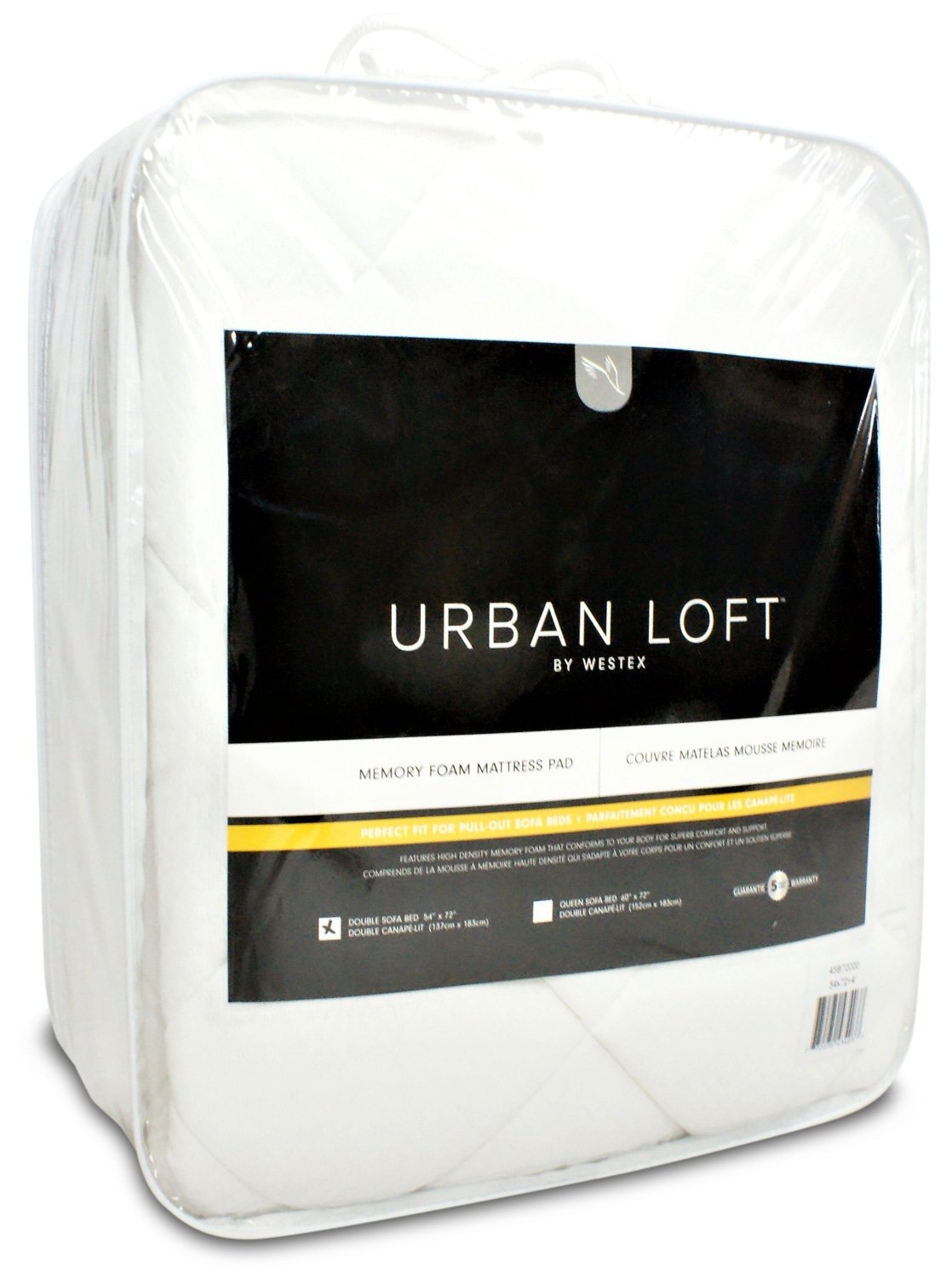 Westex Memory Foam Double Sofa Bed Mattress Pad