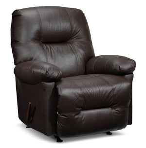 Hunter Leather Rocker Recliner - Chocolate