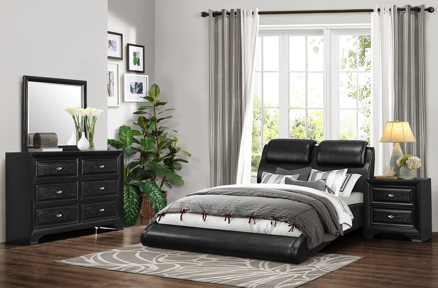 Roma Night Table - Black