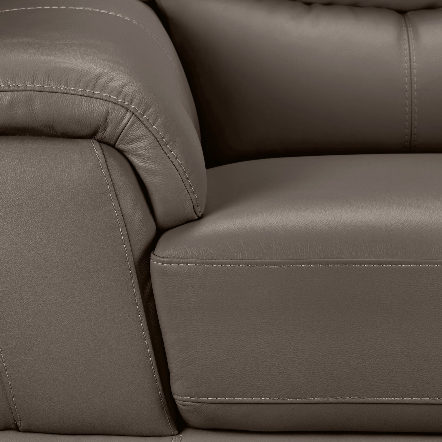 Braylon Leather Chair - African Grey