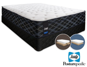 Sealy 5K Hybrid Firm King Mattress and Split Low-Profile Boxspring Set